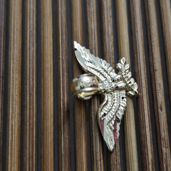 14k Eagle Yellow Gold Pendant - Picture 6 of 7